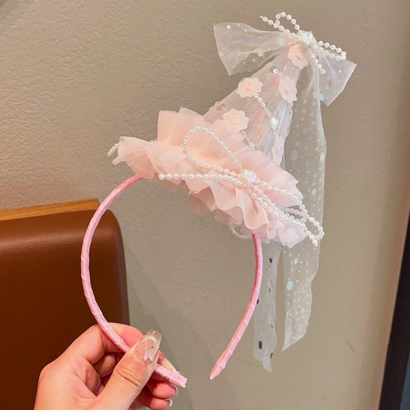 小女孩生日帽子皇冠发箍女童樱桃蛋糕头箍儿童公主风网红洋气头饰|undefined