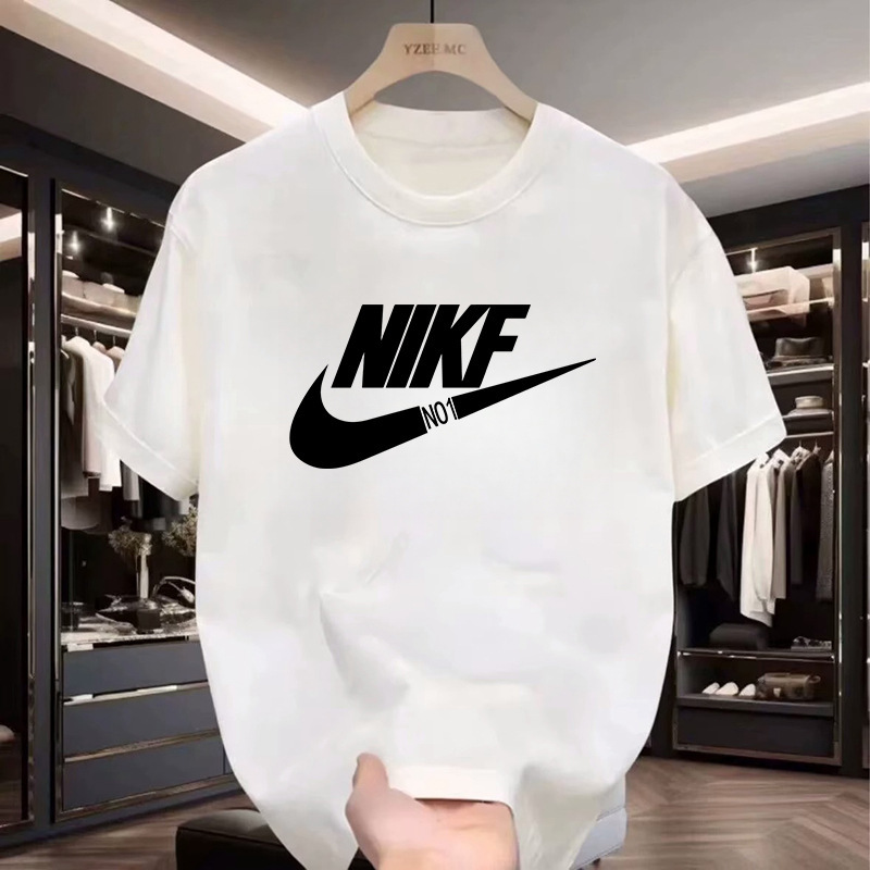 Selección de marcas 1. Área especial de descuento 1. Subvención de 10 mil millones de yuanes 1. Camiseta de manga corta para hombres y mujeres con camiseta de cuello redondo suelta y pesada