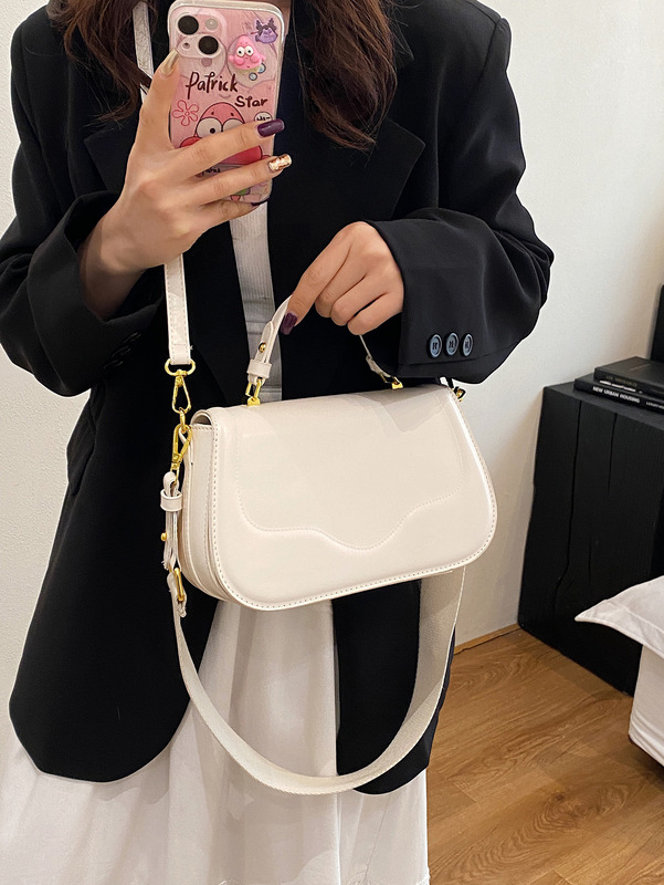 クロスボーダーレディースバッグ 2025 新しいファッション通勤ハンドバッグ女性バッグショルダーバッグ多用途クロスボディサドルバッグ|undefined