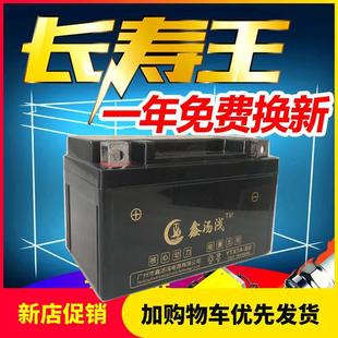 12V Universal Motorcycle Battery Dry Battery Men's Rider Model Pedal Curved Beam Motorcycle 125 Motorcycle Battery