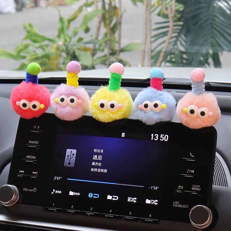Car Ornaments, Plush Little Monster Twist Stick Hairpins, Cute and Funny Hairpins for Women, Hair Accessories, Hairpin Pendants Car Ornaments, Plush Little Monster Twist Stick Hairpins, Cute and Funny Hairpins for Women, Hair Accessories, Hairpin Pendants
