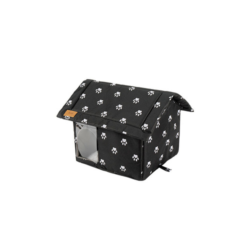 Outdoor rain-proof stray cat nest can be used in all seasons. Outdoor cat nest is cold-proof and warm in winter. Closed cat house