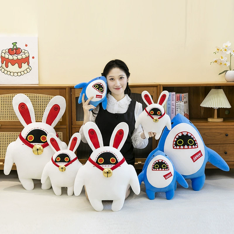 Трансграничные новые плюшевые игрушки из ткани акулы