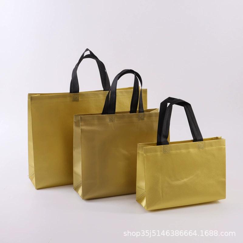 Bolso no tejido recubierto en stock impreso LOGO bolsa de ropa de moda embalaje de regalo bolsa de Banco de costura impresa