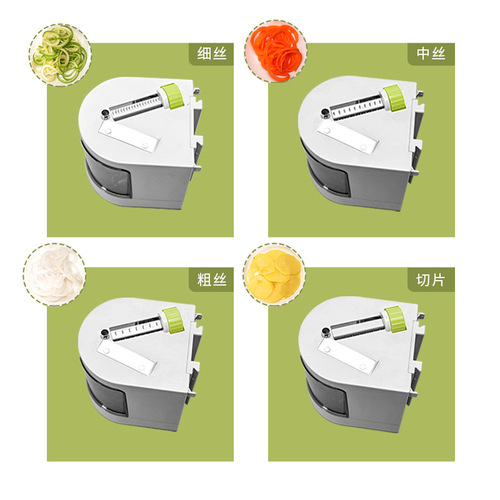 Waterfall potato shreds multifunctional hand-cranked shredded household potato carrot grating slicer slicer