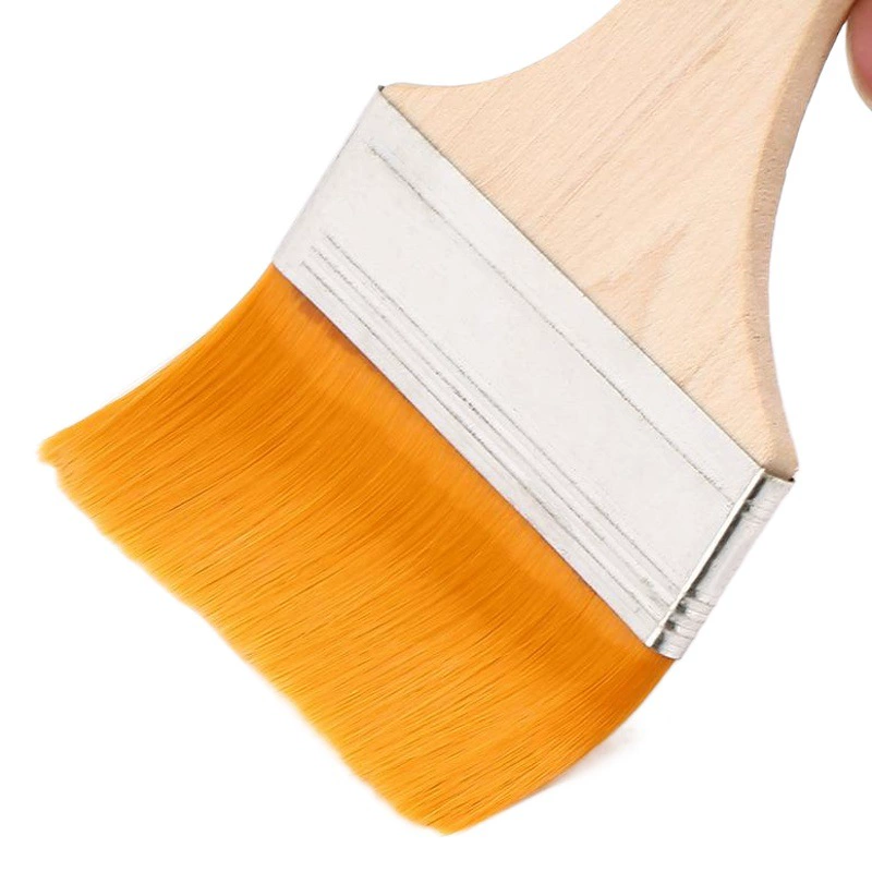 Кисть № 1-12 Нейлоновая шерстяная кисть Кисть для масляной живописи Художественные промышленные принадлежности Кисть для барбекю