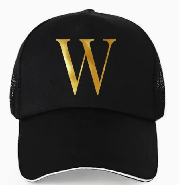 English Letter Trucker Cap 26英文字母印花棒球帽男女情侣网帽|undefined