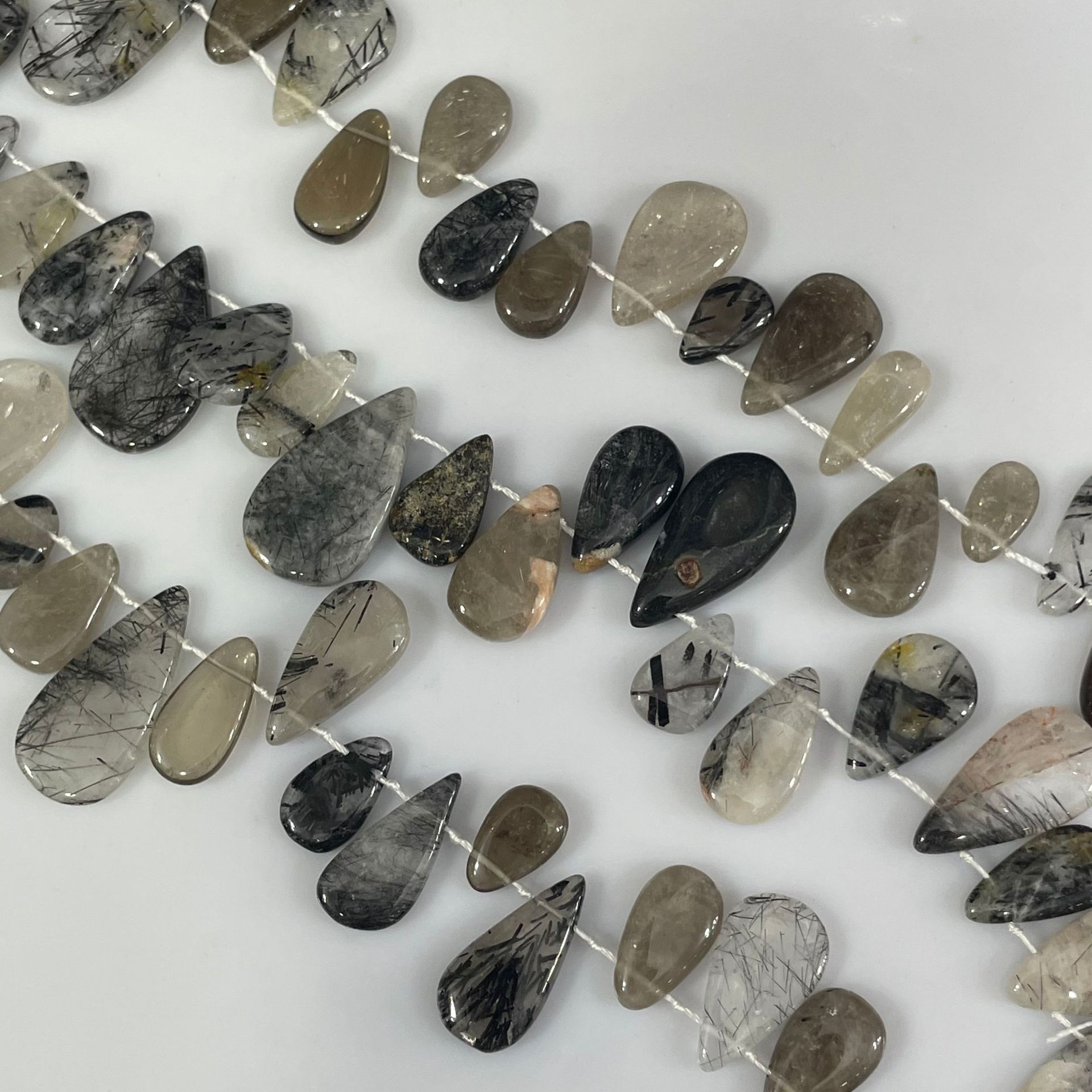 crystal drop-shaped