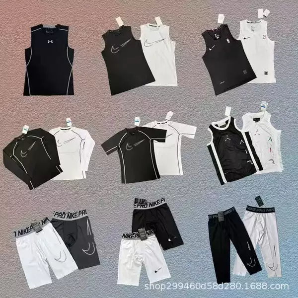 New Popular Tights, Fitness Clothes, Long-Sleeved Short-Sleeved Vests, Breathable Quick-Drying Fabrics, Casual Clothes, Factory Direct Approval