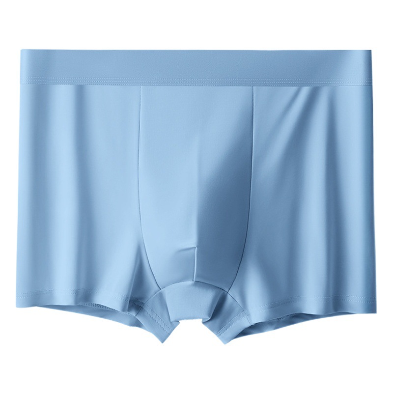 Ropa interior de seda de hielo de los hombres de verano niños boxeadores de los hombres cabeza juventud transpirable ropa interior antibacteriana Comercio exterior suministro transfronterizo