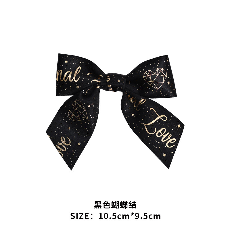 Yao Ming 2,5 cm caja de regalo de doble capa de arco de una sola orden decoración de la cinta hecha a mano DIY regalo cinta arco