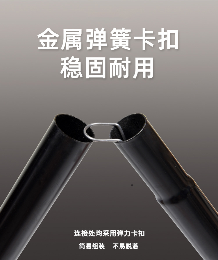 Outdoor canopy Pole 2m 2 diameter 22mm iron pipe thickened canopy support pole outdoor bracket accessories