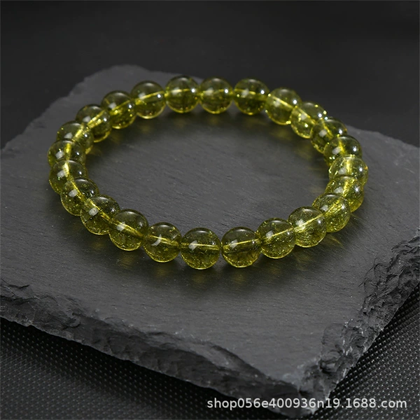 9K light olive crystal (glass)