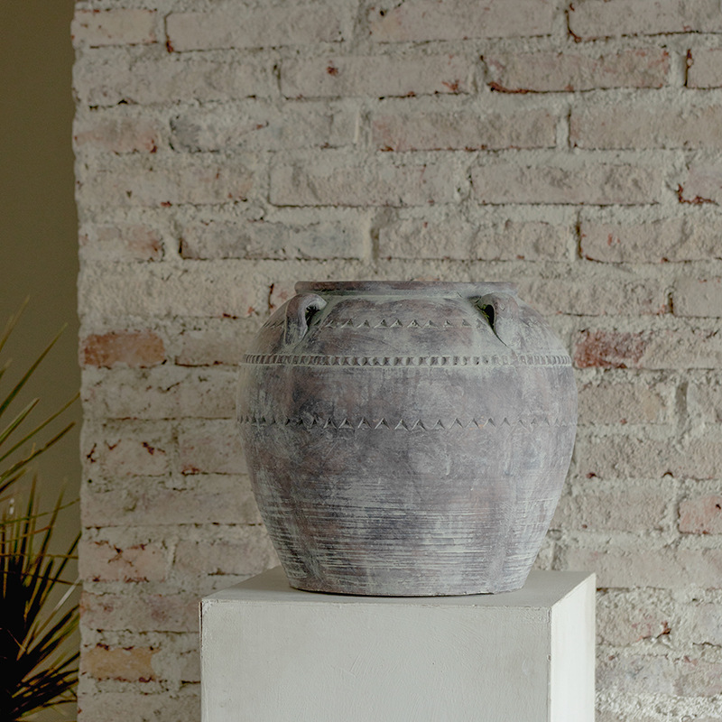 Large Rustic Pottery Pots, Large Flower Pots, Old Clay Pots, Entryway Decorations, Green Plants, Home Decor Bonsai, Phalaenopsis Orchids