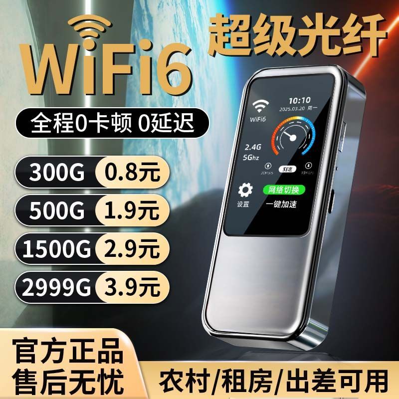 Brand new upgrade-Pocket WiFi6-(high-speed traffic)