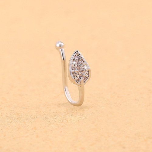 Amazon Simple and Cute Heart-Shaped Fake Nose Ring Piercing Creative U-Shaped Fake Nose Clip Nose Ornament