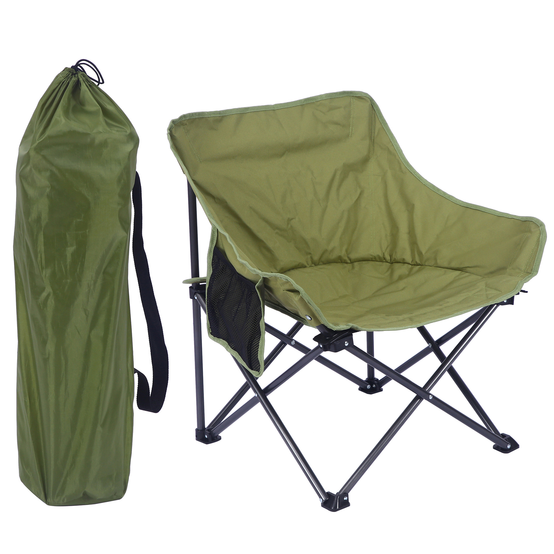 En stock portátil camping equipo picnic barbacoa taburete pesca plegable silla trasera plegable al aire libre silla luna