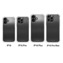 适用iphone16ProMax四角防摔气囊手机壳苹果16plus透明壳16保护套