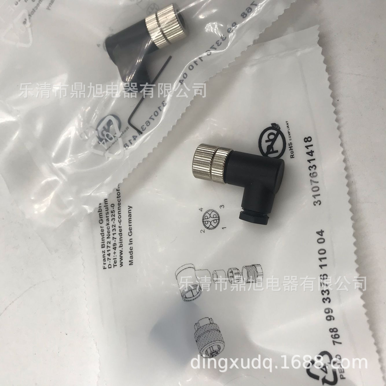 销售各种接近开关的连接器768-99-3376-110-04实物图拍摄质保二年
