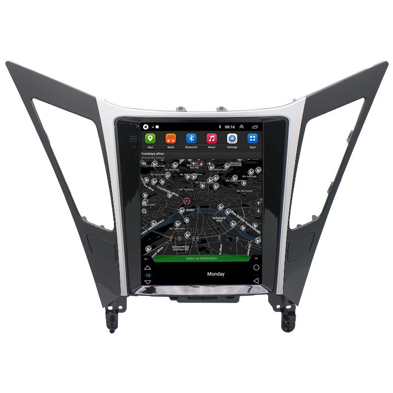 Aplicable a Hyundai 8ª generación Sonata/Huatai Santa Fe Android Navegador de coche de navegación de pantalla grande máquina todo en uno