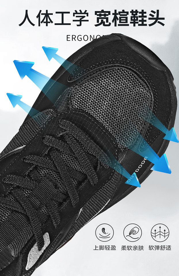 Giày thể thao nam cỡ lớn form rộng 4E đế dày nhẹ, giày sneaker cổ thấp thoáng khí — K 806m màu, K806 màu đen, K806 xanh quân đội chi tiết 10