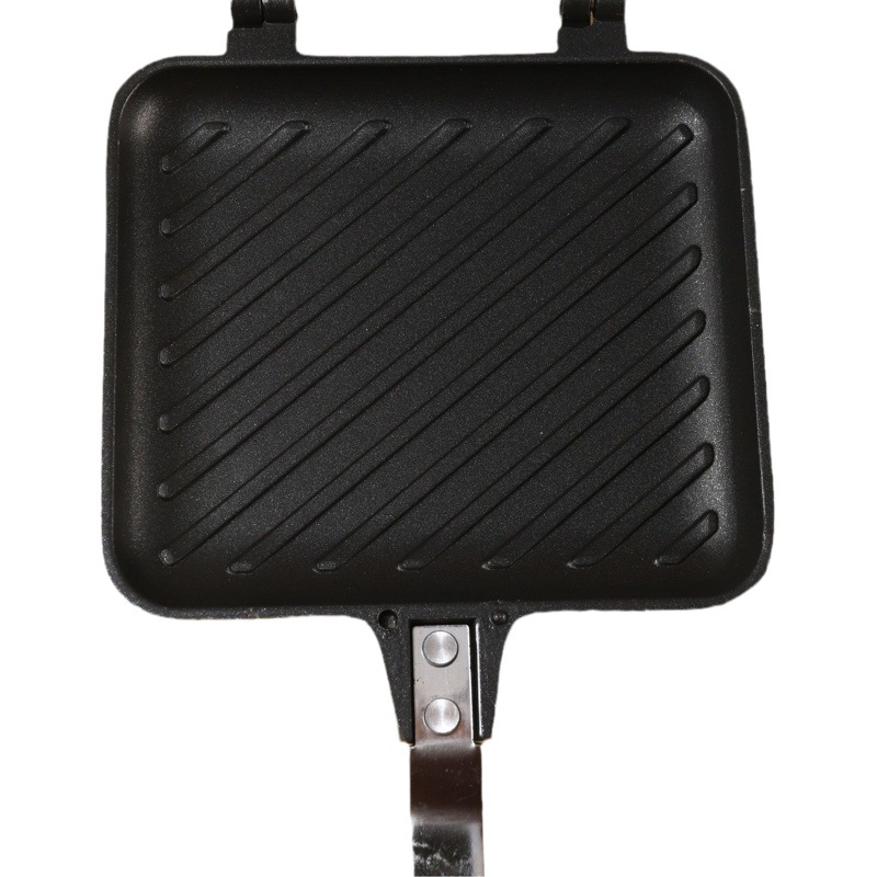 Molde para sándwich y pan antiadherente, sartén de doble cara para desayuno, tortilla y waffles