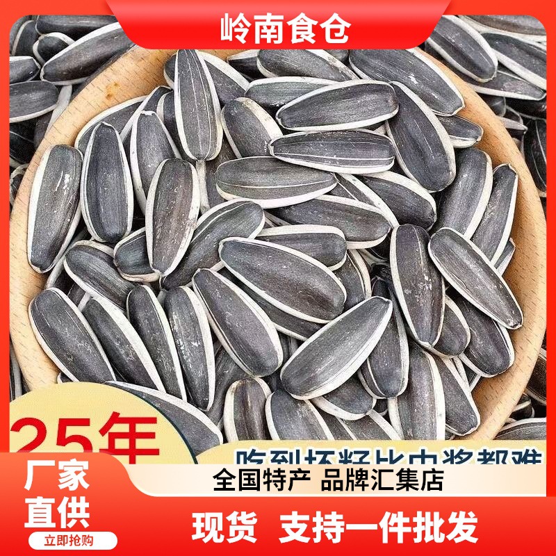 一件代发生瓜子干净饱满特大整箱5斤袋装25年新鲜生瓜子原味