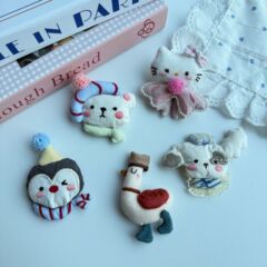 韓国の甘くてかわいい猫ペンギンアヒル KT アクセサリー diy 子供のヘアアクセサリーペンダント下駄アクセサリー