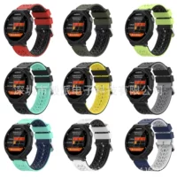 Подходит для Jiaming Forerunner220/735, двухцветный ремешок с квадратным отверстием для Forerunner235, силиконовый браслет