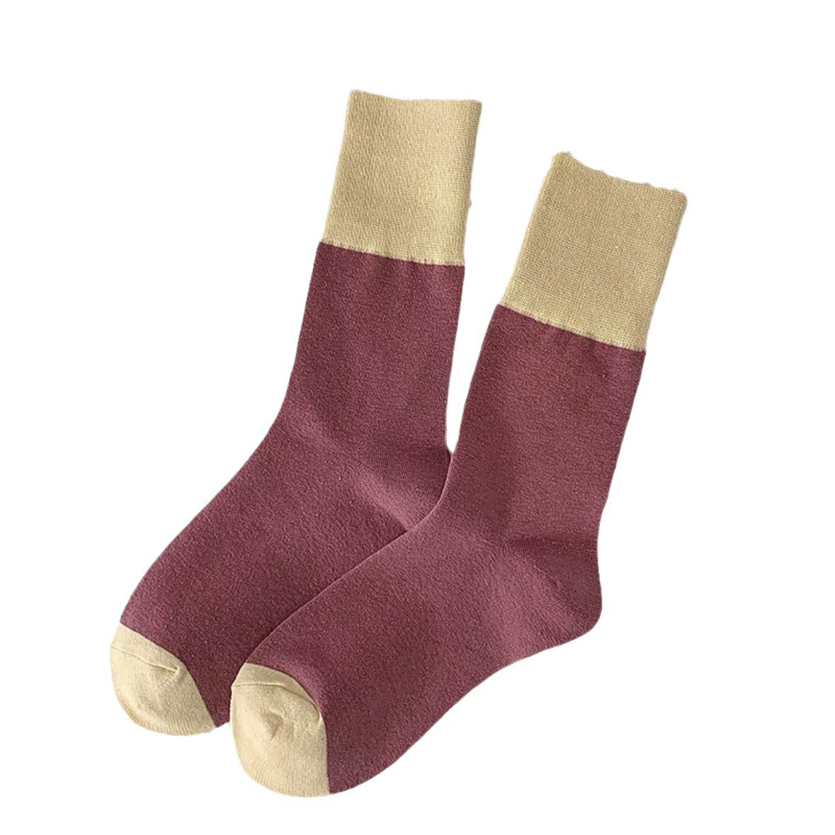Tide, trend comfortable socks, mid-length, Korean style