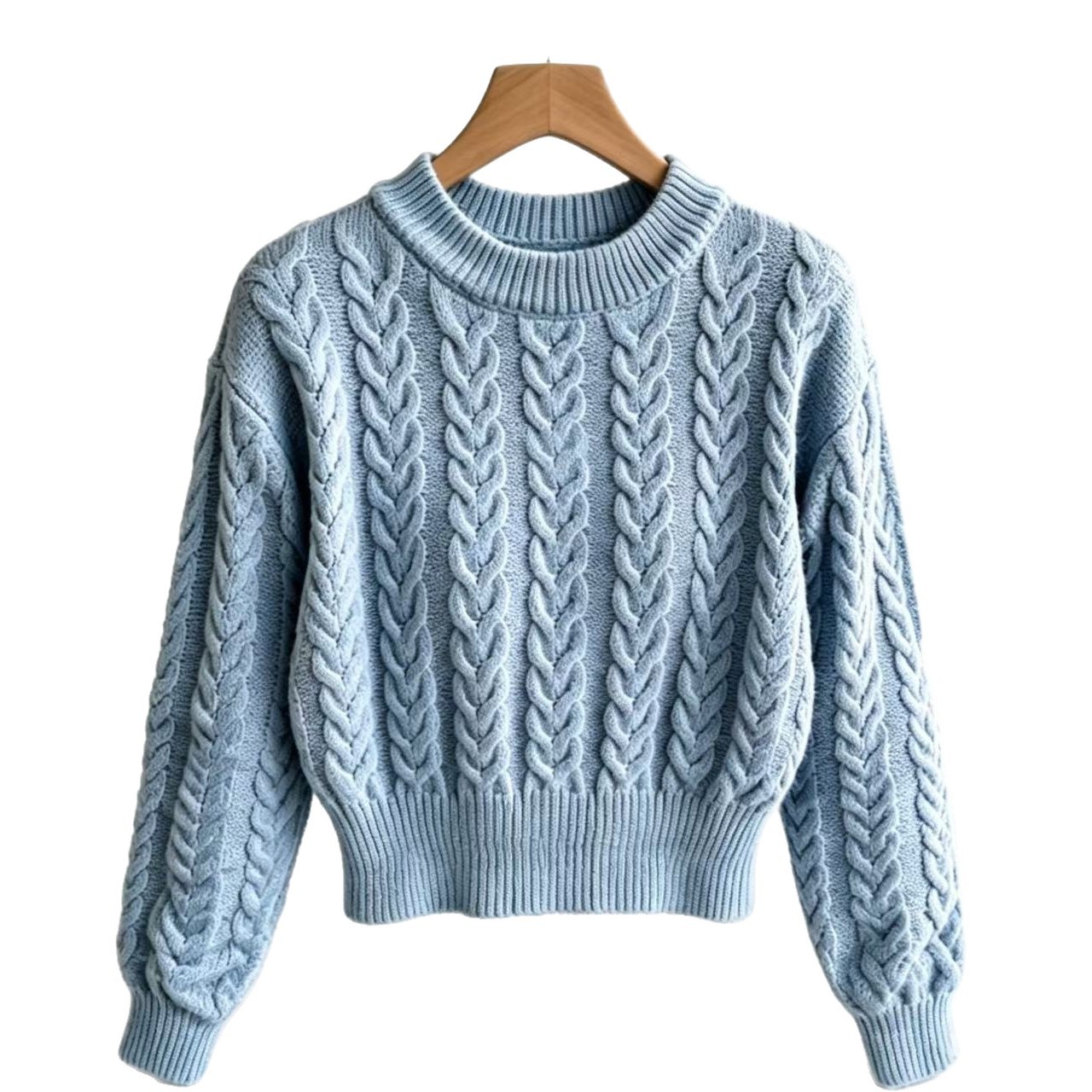 Aliexpress 2026 camisas de mujer transfronterizas de otoño torcido de punto de cintura abierta suéter de umbilico de invierno de manga larga cuello corto image 6
