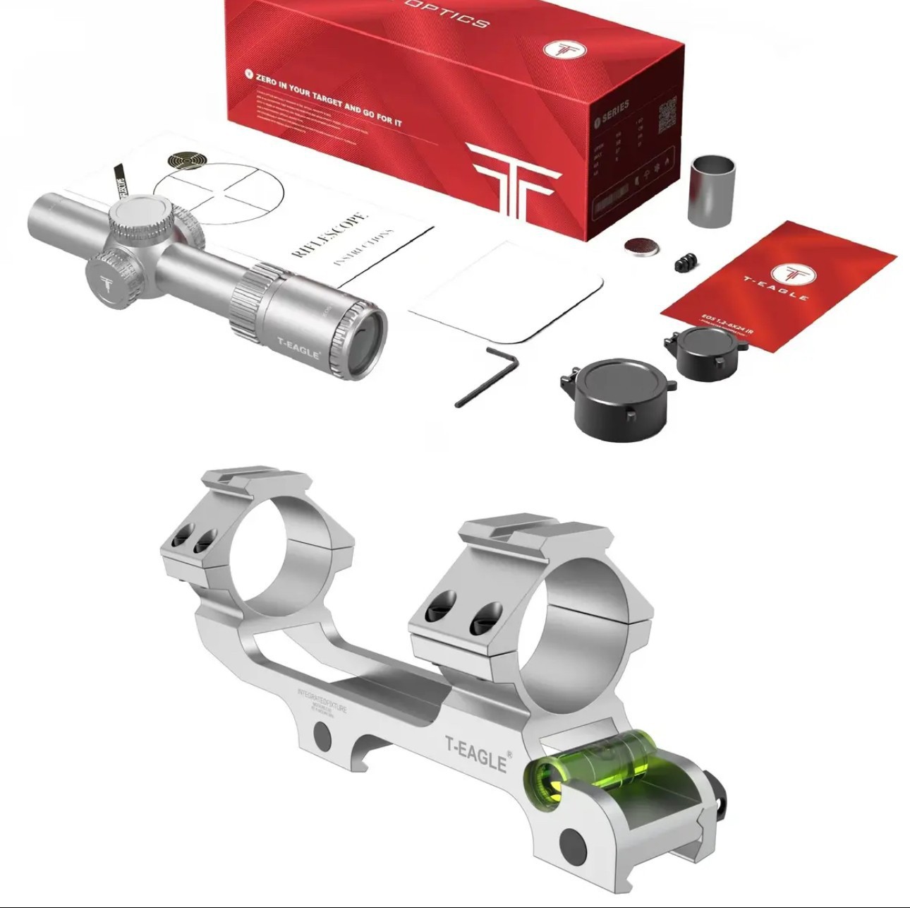 Visión nocturna, vista rápida de gran angular de pared delgada i Telescopio cruzado de alta definición 1.2-6 veces i modelo de espejo de juguete de tirachinas