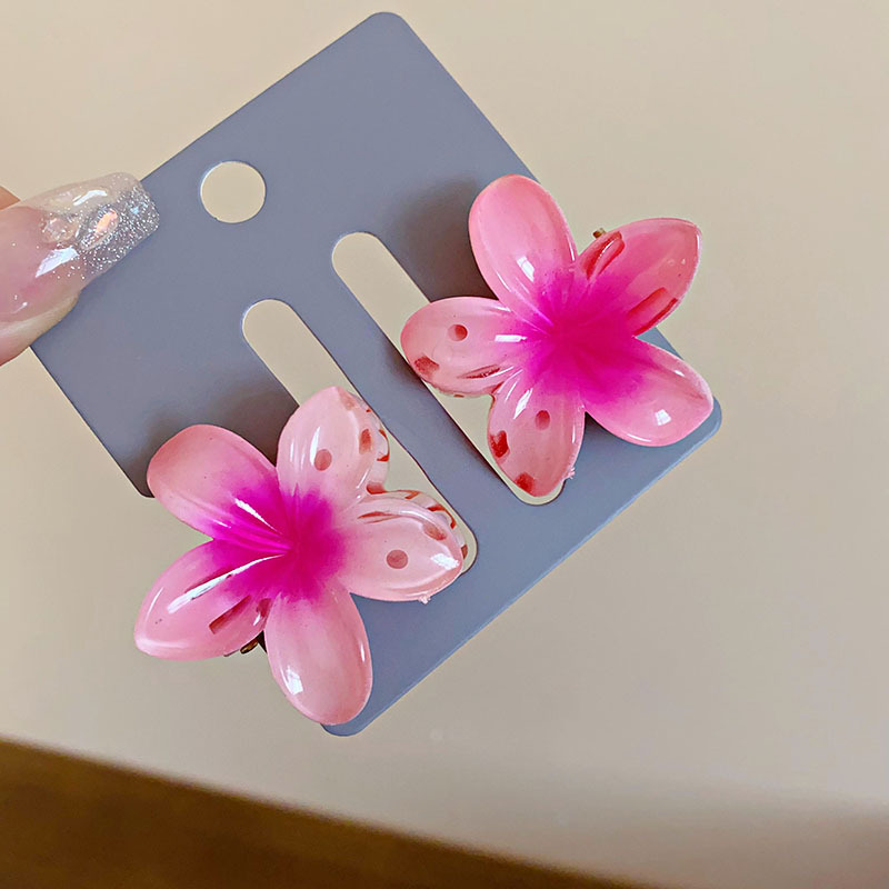 Super hada organza flor perla pinza para el cabello pinza dulce y elegante pinza de tiburón estilo literario de nicho accesorios para el cabello