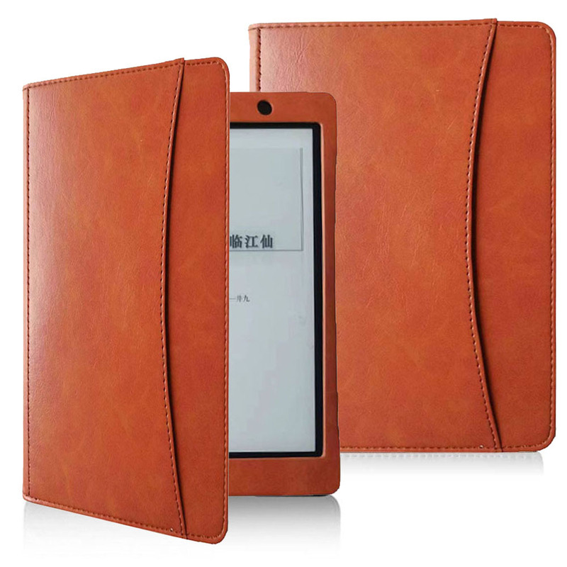 in stock for Kobo e-book leather case Aura One 7.8 inch N709 flip magnetic dormancy protective case