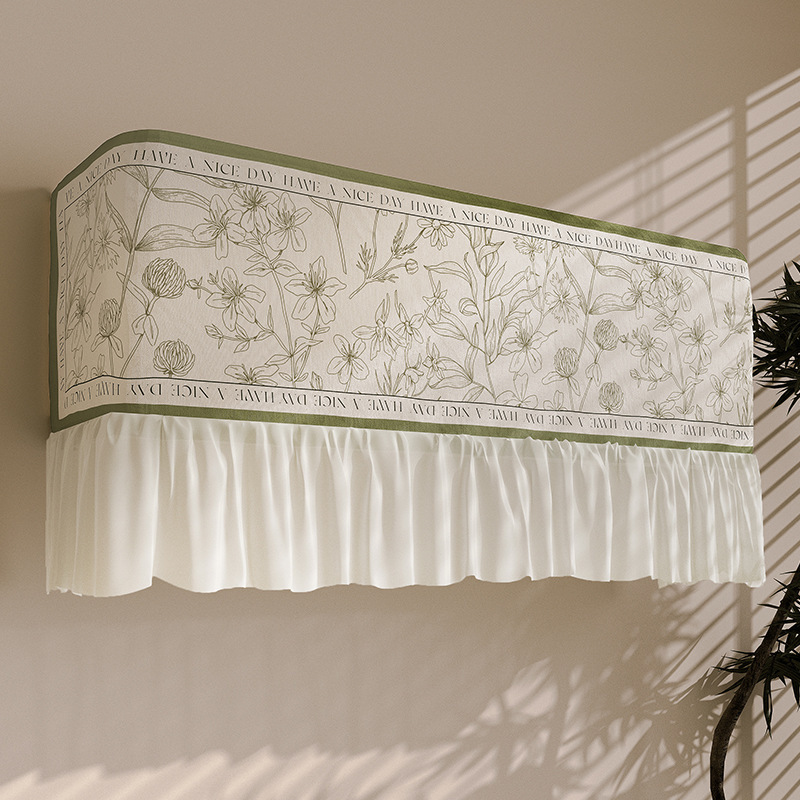 Simple Air Conditioner Dust Cover, All-Inclusive Windshield, Wind-Blocking Hanging Indoor Unit, Light Luxury Feel, Anti-Direct Blow Windshield Curtain