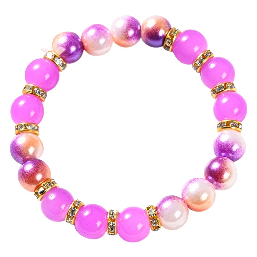 Children's Bracelet Female Princess Beaded Cartoon Cute Children Girl Baby Bracelet Student Jewelry Bracelet Jewelry