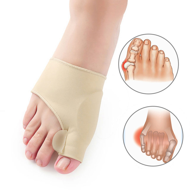 Â Best 1Pair Toe Separator Hallux Valgus Bunion Corrector Hammer Toe Straightener Foot Pain Relief Orthopedic Pedicure Tools Foot Care