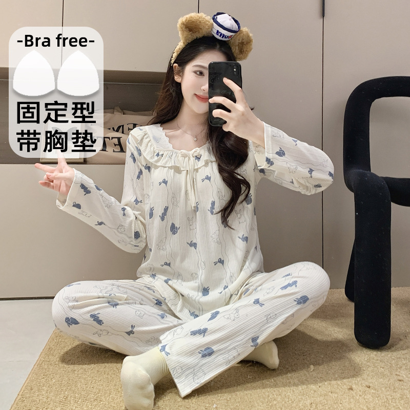 f-가슴 패드가 있는 M340 토끼