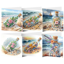 跨境专供钻石画贺卡 儿童礼物diy创意贴钻礼品卡生日贺卡现货批发