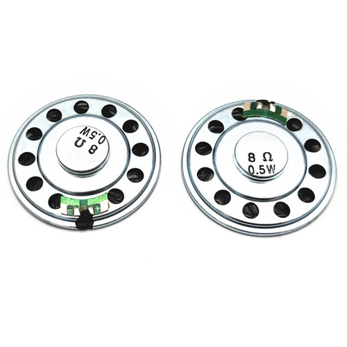 Supply 50mm speaker, Mylar ultra-thin waterproof 4Ω 8Ω 0.5W 1W 2W voice box iron shell inner magnet speaker