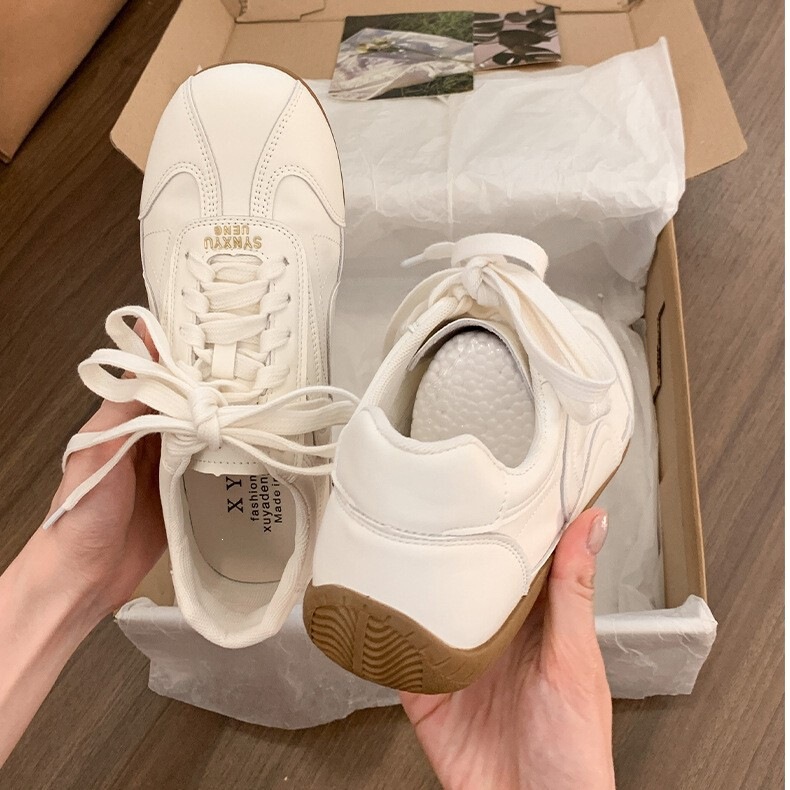 Blue ballet-style women's sneakers, 2026 new summer thin breathable casual sports shoes Blue ballet-style women's sneakers, 2026 new summer thin breathable casual sports shoes