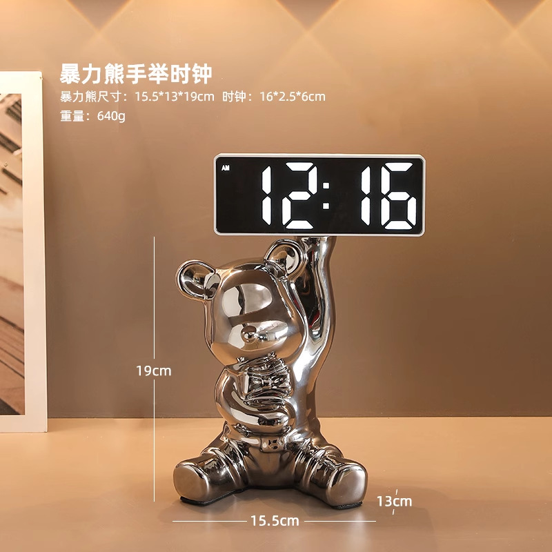 Violent Bear 赤ワインラック装飾品 新築祝い装飾 玄関 リビングルーム サイドボード 高級ワインキャビネット装飾品|undefined