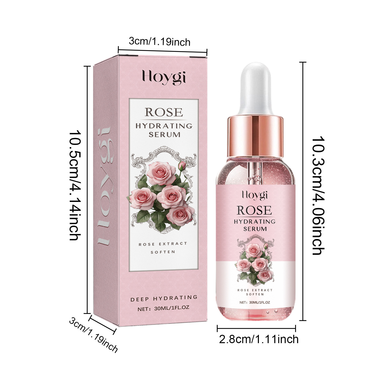 Hoygi Rose Moisturizing Essence Application