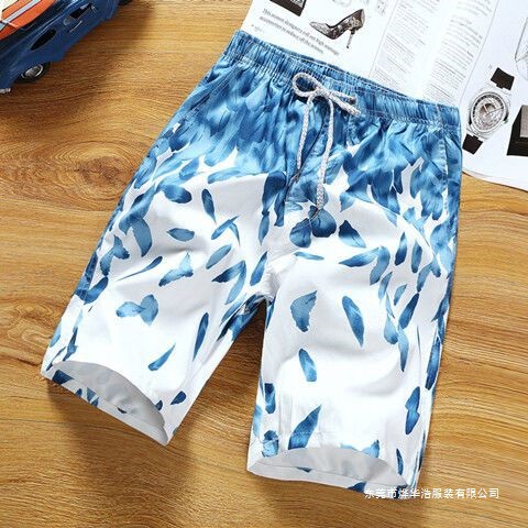 Men's summer beach shorts, quick-dry, loose-fitting, casual, large size, elastic waistband Men's summer beach shorts, quick-dry, loose-fitting, casual, large size, elastic waistband