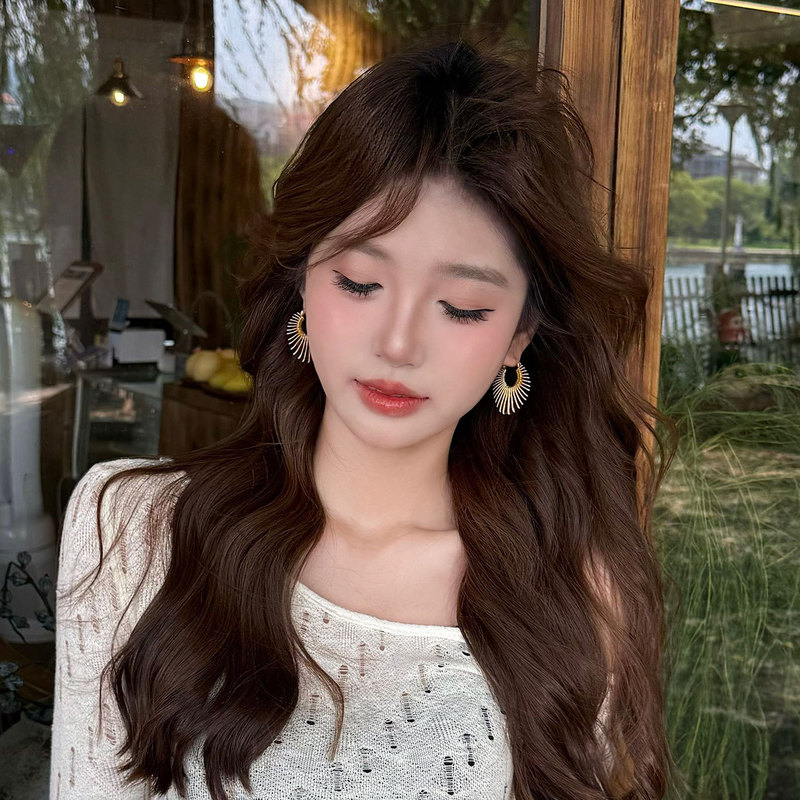 小众独特个性金属桃心耳环女欧美夸张线条耳扣高级感耳饰新款爆款|undefined