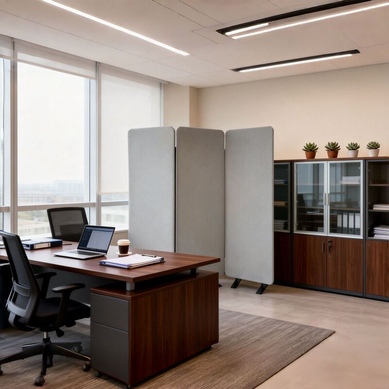 Floor-Standing Screen Partition Office Divider Privacy Panel Polyester Fiber Partition Board Manufacturer Wholesale Customization