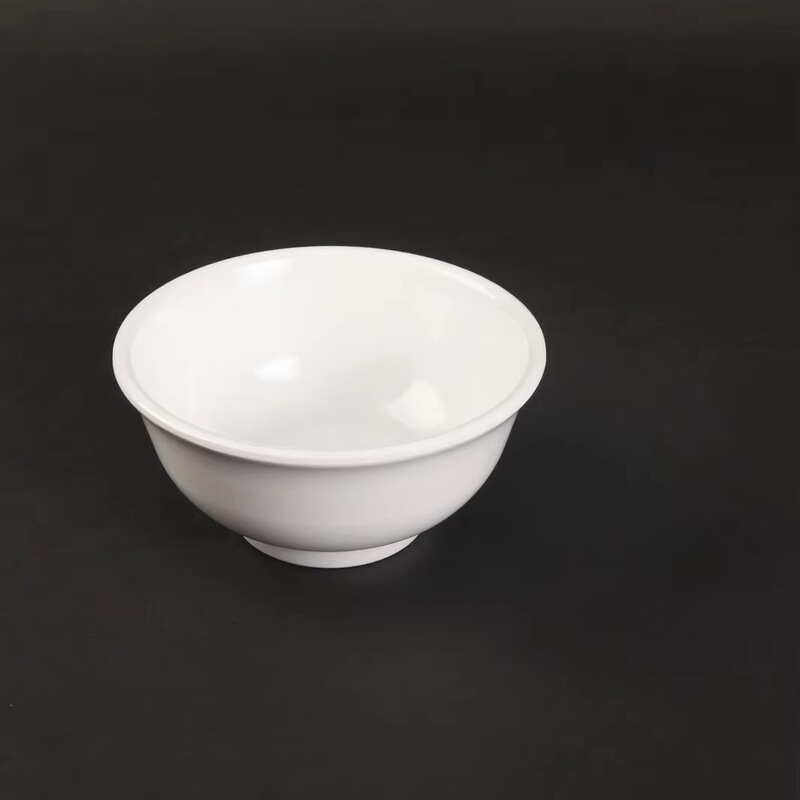 Factory direct reusable round bowl set, polished plastic wheat straw and grain bowls, melamine tableware bowls
