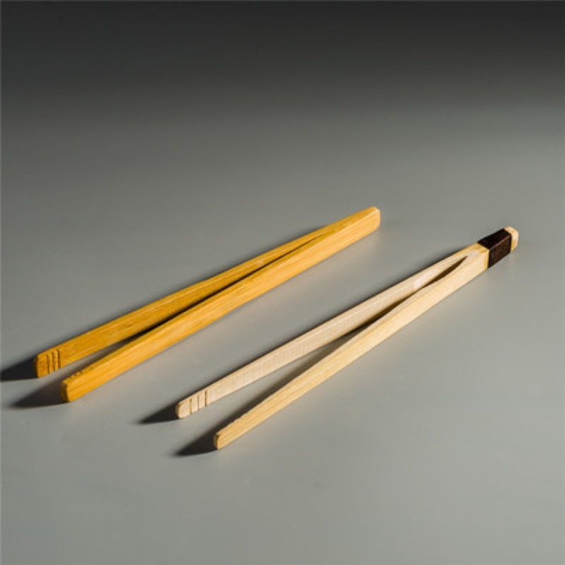 manual Bamboo Tea folder Tea ceremony parts tea set tea tray Tea clip Tweezers Kung Fu Tea Tea