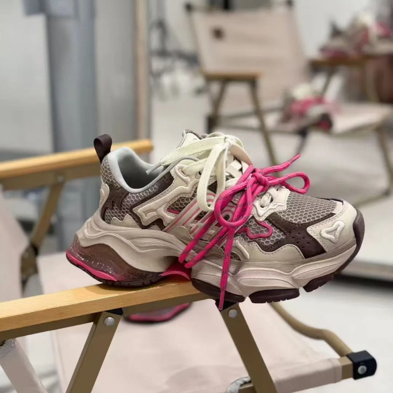 [Same Style as Zhang Yifan] Rebel Planet 2025 Autumn and Winter New Style Old Dad Shoes Thick-Soled Casual Shoes for Women