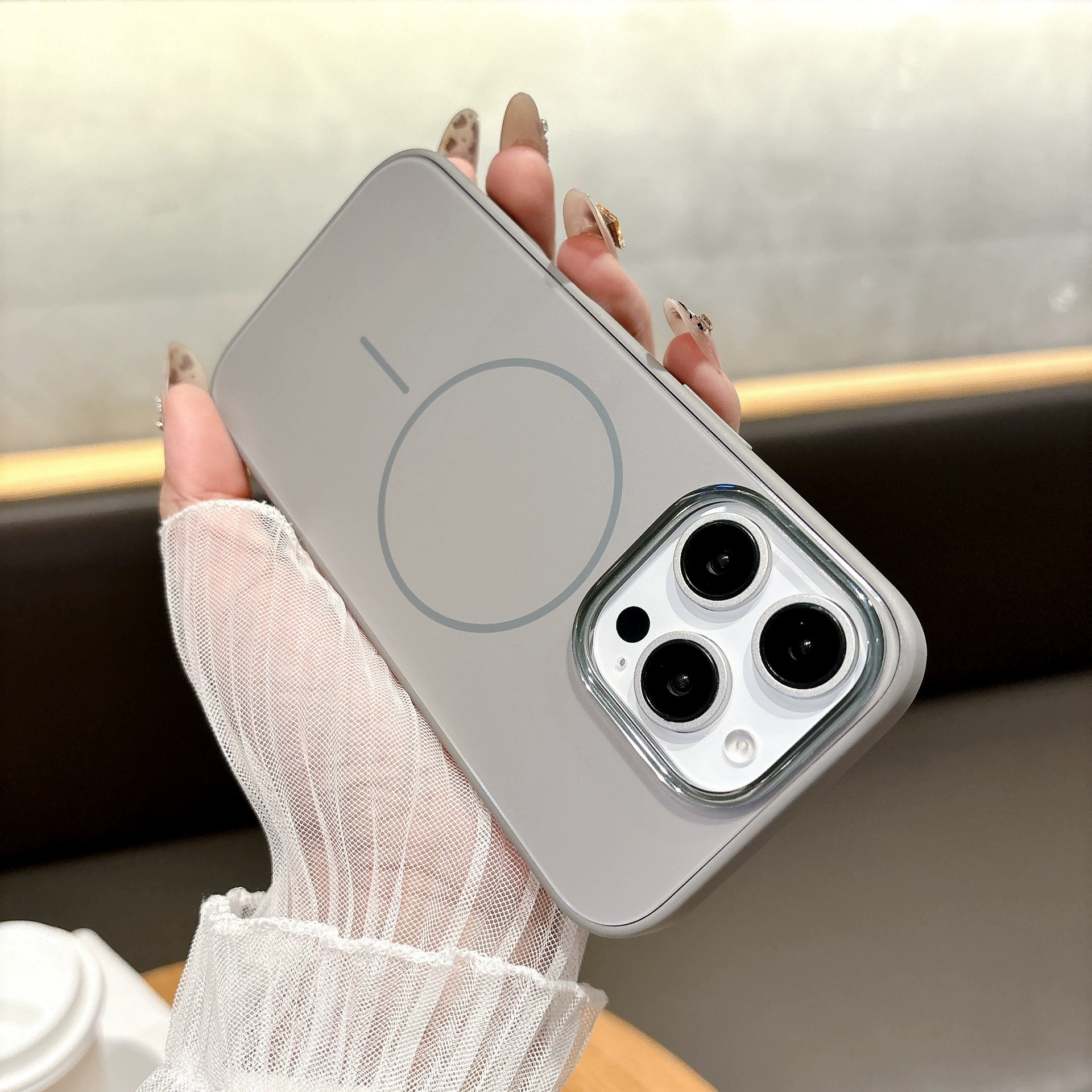 Apple, совместимый iPhone 16, матовый трехмерный чехол, защитный чехол, 16promax, iphone